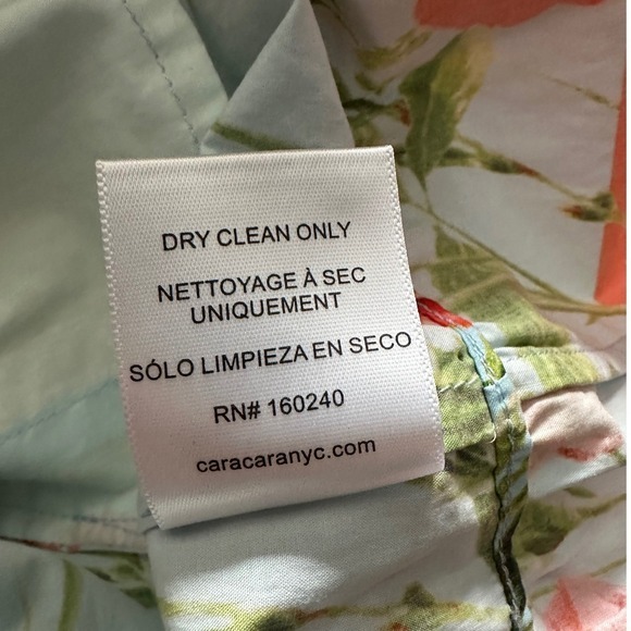 Cara Cara NYC Jessica Floral Puff Sleeve Mini Dress - Size 0 - Picture 7 of 9